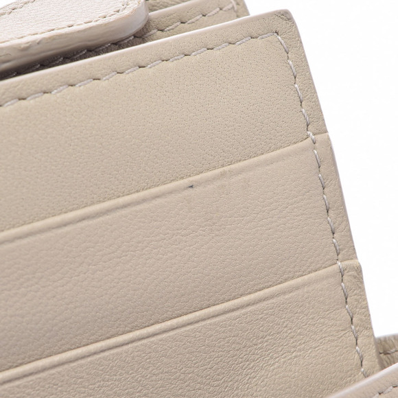 BOTTEGA VENETA Intrecciato Zipper Wallet Gray Lambskin Bi - Picture 9 of 12